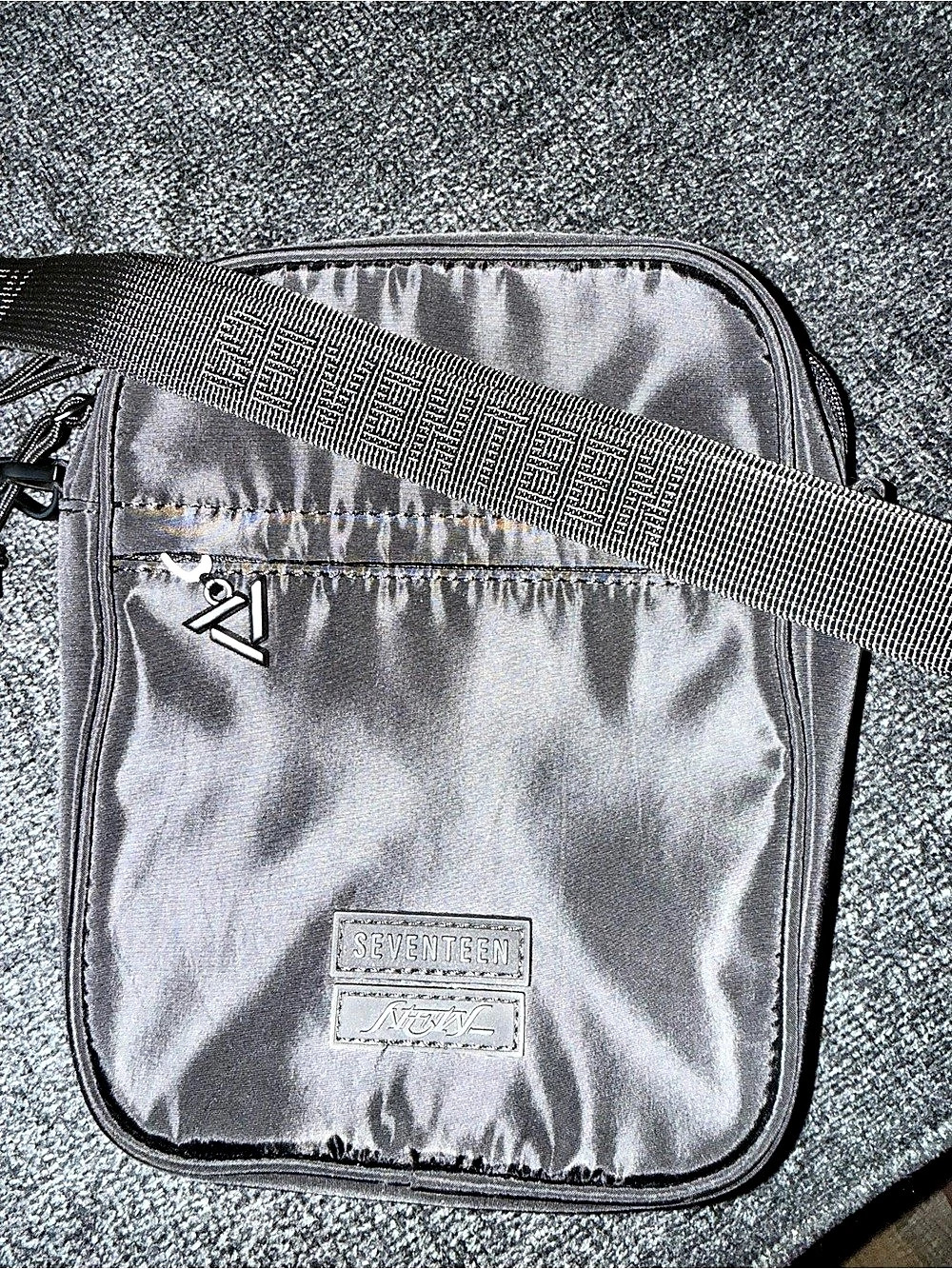 Seventeen WORLD TOUR Crossbody Bag Gray